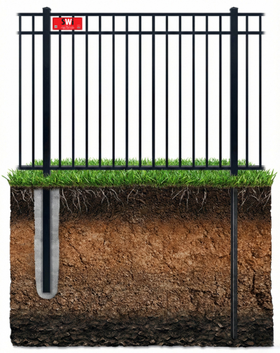 Aluminum fence features popular with Wyoming homeowners
