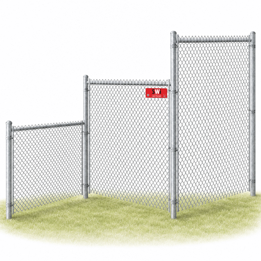 Chain Link fence height options Wyoming