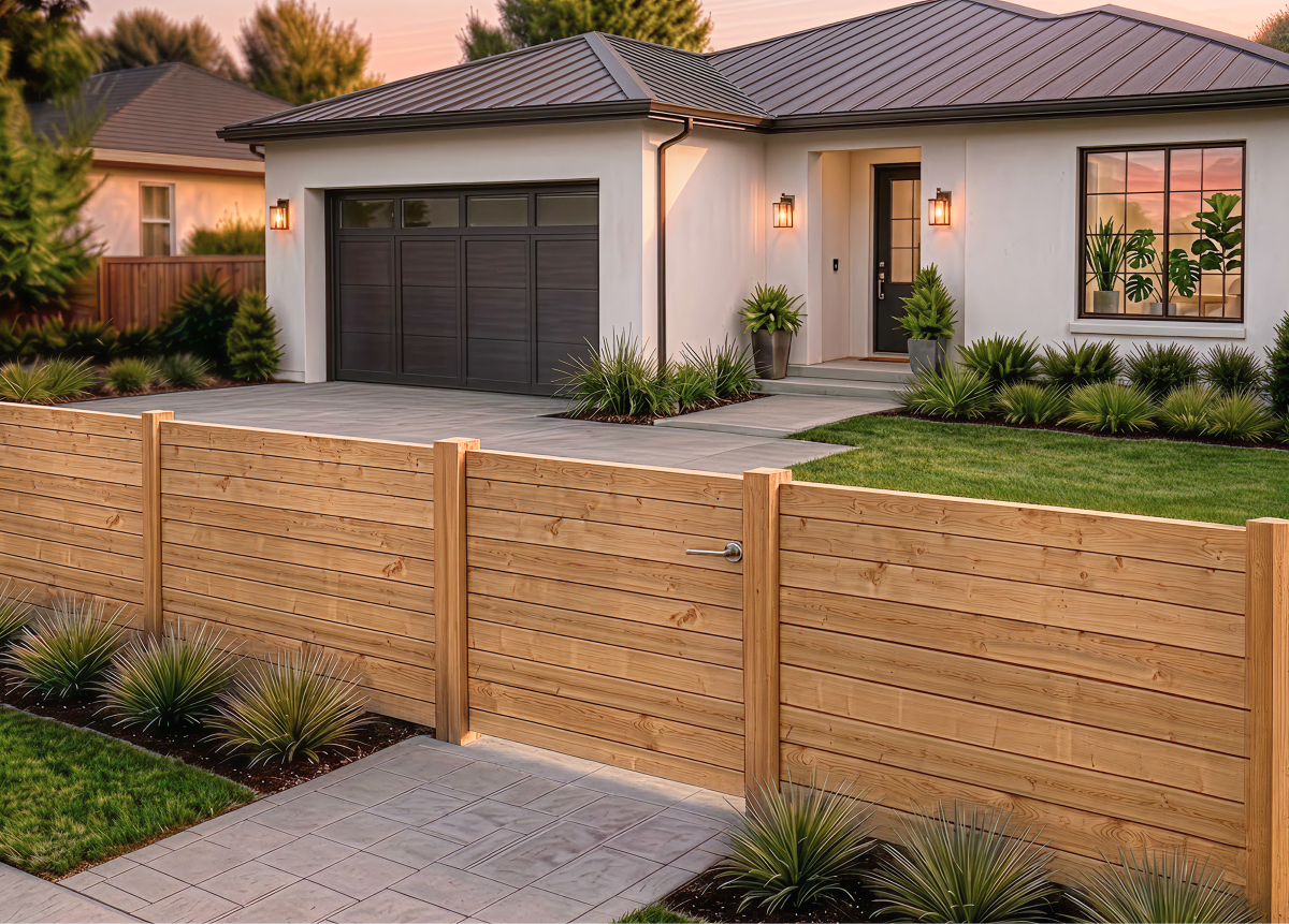 Residential Wood fence contractor in the Wyoming area.